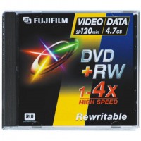 Fujifilm DVD+RW 4,7Gb jewelcase 4x 4,7 Go 5 pièce(s)