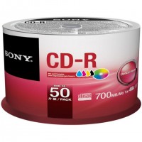 Sony CD-R 48x, 50 pack 700 Mo 50 pièce(s)