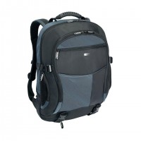 Targus TCB001EU sac à dos Noir, Bleu Nylon