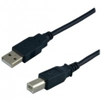 MCL 2m USB2.0 A/B câble USB USB A USB B Noir