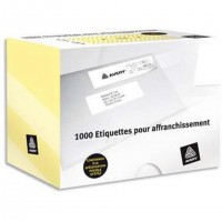 ETIQ 155X40 AFFRANCHISSEMENT BTE 1000 ETIQ 1 DE FRONT