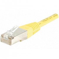 Dexlan 1m Cat6 RJ-45 c&acirc;ble de r&eacute;seau Jaune F/UTP (FTP)