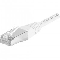 Dexlan RJ-45 Cat6a M/M 2m c&acirc;ble de r&eacute;seau Blanc F/UTP (FTP)