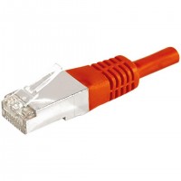 Dexlan Cat6A RJ45 FTP 3 m câble de réseau Rouge F/UTP (FTP)