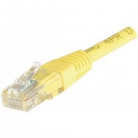 Dexlan 10m, RJ-45 c&acirc;ble de r&eacute;seau Jaune Cat5e U/UTP (UTP)
