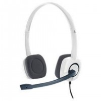 Logitech 981-000350 casque Avec fil Arceau Bureau/Centre d'appels Blanc
