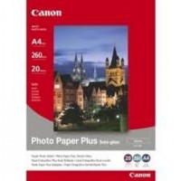 Papier Photo Blanc CANON SG-201 A3 10x15 - Semi Glacé Satiné - 5 Feuilles