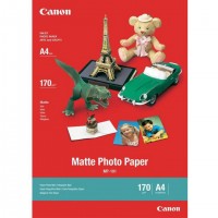 Papier Photo Blanc CANON MP-101 A4 - Matte - 5 Feuilles - 170grs