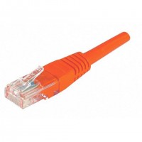 Dacomex RJ-45 Cat5e M-M 1m câble de réseau Rouge U/UTP (UTP)