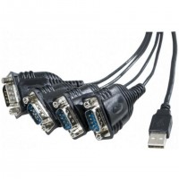 CUC Exertis Connect 040344 câble Série Noir 1,3 m USB Type-A DB-9