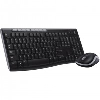 Logitech 920-004510 clavier Souris incluse Universel RF sans fil AZERTY Français Noir