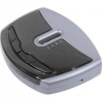 ATEN 4-Port USB 2.0 Peripheral Switch 480 Mbit/s Noir, Argent
