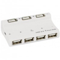 CUC Exertis Connect 21107 hub & concentrateur USB 2.0 Mini-B Blanc