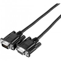 Dexlan SVGA M/F 15m câble VGA VGA (D-Sub) Noir