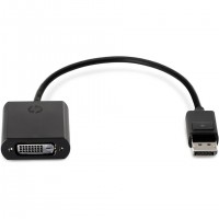 HP DisplayPort to DVI-D Adapter 0,19 m Noir