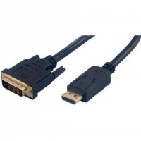 MCL MC393-2M câble vidéo et adaptateur DisplayPort DVI-D Noir