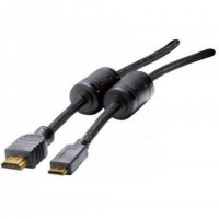 Tecline 1.5m mini-HDMI/HDMI câble HDMI 1,5 m HDMI Type C (Mini) HDMI Type A (Standard) Noir