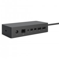 Station d'accueil Noir MICROSOFT pour tablette surface pro 3 et 4 - 4 x Ports USB - 4 x USB 3.0 - réseau ( RJ45 ) - displayPort 