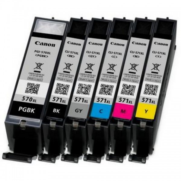 Cartouche D'encre Magenta C-571M Compatible Canon PIXMA MG5751, MG6853, TS5051, TS8051 - 12 Ml, Neuve