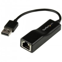 Adaptateur Réseau Noir STARTECH USB 2.0 / Ethernet - 10/100 Mb/s - Convertisseur USB vers RJ45 - M/F