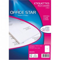 BTE 100 ETIQ MULTI 210X297 OFFICE STAR