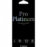 Papier Photo CANON Pro Platinum 10 × 15 cm Canon PT-101 - 20 feuilles