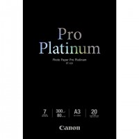 Papier Photo CANON Pro Platinum PT101 A3 20 FEUILLES