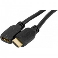 Tecline 128398, 3 m, HDMI Type A (Standard), HDMI Type A (Standard), 10,2 Gbit/s, Noir