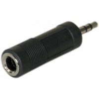 CUC Exertis Connect 720411 changeur de genre de câble 6.35-mm 3.5-mm Noir