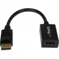 Adaptateur Noir STARTECH Vidéo DisplayPort® vers HDMI® - Convertisseur DP - 1920x1200 - 1 x DisplayPort Mâle Audio/Vidéo numériq