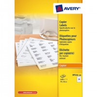 Avery DP246-100 étiquette auto-collante Rectangle 2400 pièce(s)