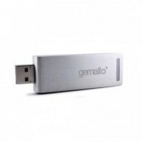 Clé USB 128Go Blanc GEMALTO Sécurisée - Com MAC - Cryptage - MATERIEL AES 256