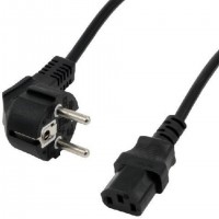 MCL Power Cable Black 2.0m Noir 2 m