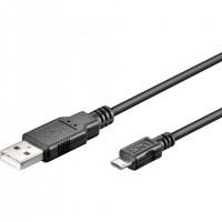 Microconnect USBABMICRO3 câble USB USB 2.0 3 m USB A Micro-USB B Noir