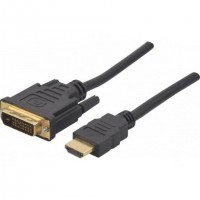 CUC Exertis Connect 127875 câble vidéo et adaptateur 2 m HDMI DVI Noir