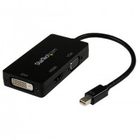 StarTech.com MDP2VGDVHD câble vidéo et adaptateur 0,15 m DVI-D + VGA (D-Sub) + HDMI Noir
