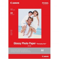 Pack de 50 Papier Photo Blanc CANON GP501 A4 - Glacé pour Imprimante