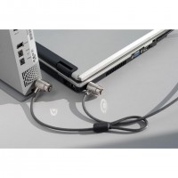 Dacomex Double Anti-Theft Lock f/ Laptop câble antivol 2,25 m
