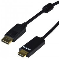 CABLE DISPLAYPORT MALE/HDMI 5M MALE - 5M