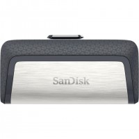 SanDisk Ultra Dual Drive USB Type-C lecteur USB flash 64 Go USB Type-A / USB Type-C 3.2 Gen 1 (3.1 Gen 1) Noir, Argent