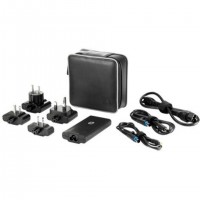 HP 65W Smart Travel AC Adapter adaptateur de puissance & onduleur Auto Noir