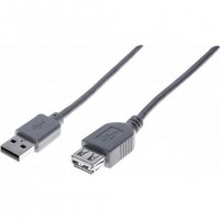 RALLONGE ECO USB 2.0A/A GRISE 3 M