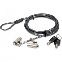 Port Designs 901201 câble antivol Noir