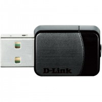 D-Link DWA-171, Sans fil, USB, WLAN, Wi-Fi 5 (802.11ac), 433 Mbit/s, Noir
