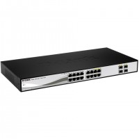 D-Link DGS-1210-16 commutateur réseau Géré L2 Gigabit Ethernet (10/100/1000) 1U Noir