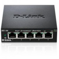 D-Link DES-105 commutateur réseau Non-géré Noir