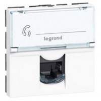 Legrand 0 765 65 prise de courant RJ-45 Blanc