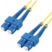 MCL 2m SC/SC OS2 câble de fibre optique Bleu, Jaune