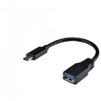 MCL USB31-CM/AFCE c&acirc;ble USB USB 3.2 Gen 1 (3.1 Gen 1) 0,17 m USB C USB A Noir