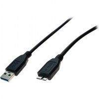CORDON USB 3.0 A/MICRO B 1M N NOIR - 1 M